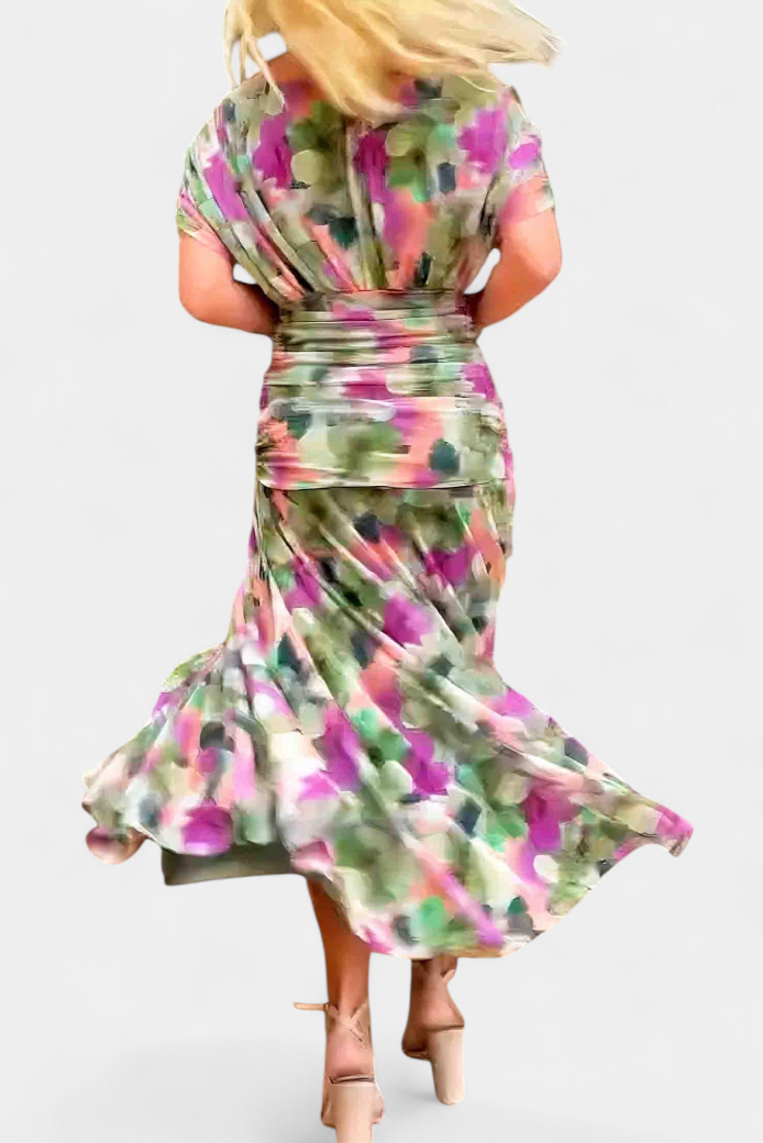 Persephone | Off-Shoulder Ruched Evening Dress