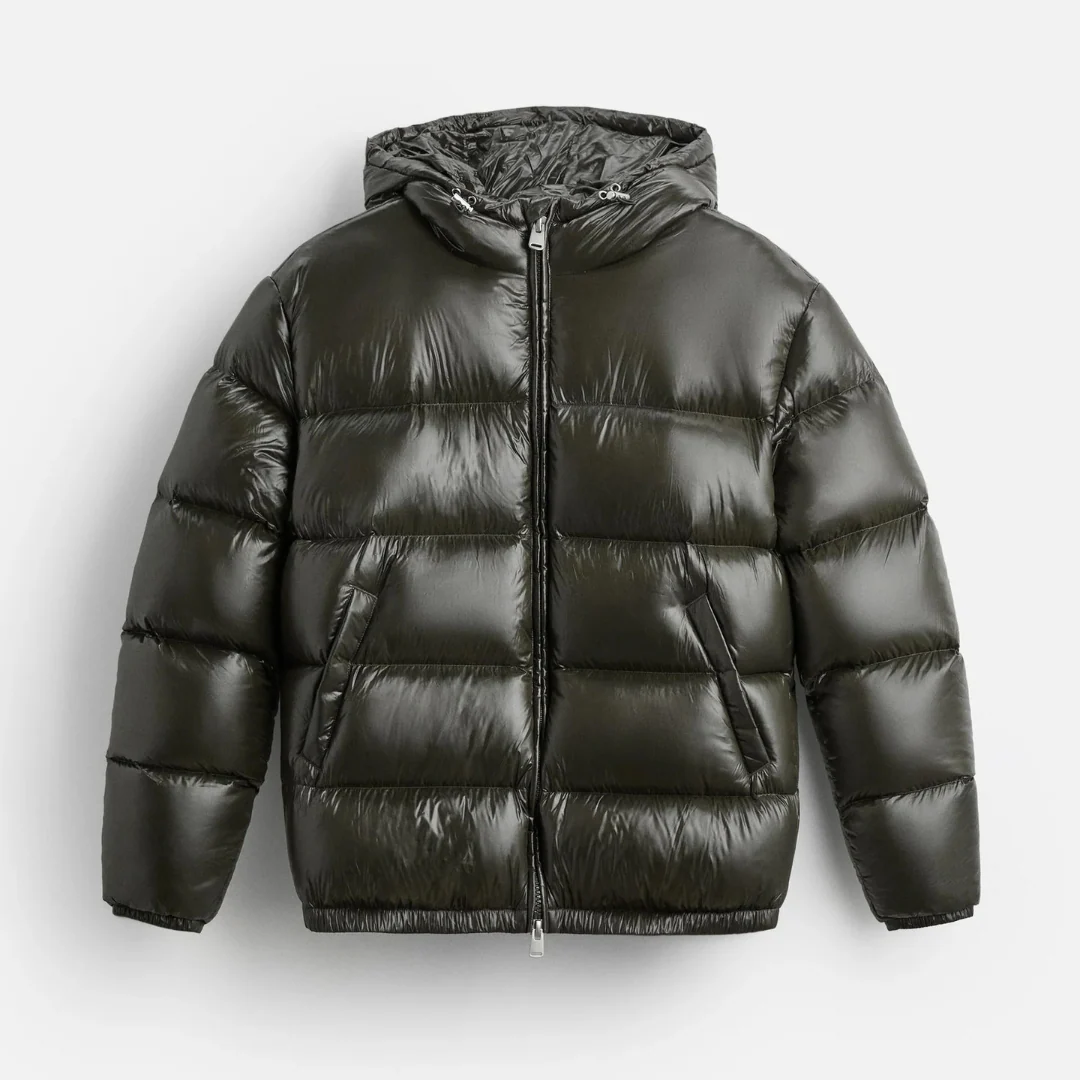 Grayson | Men's Glossy Puffer Jacket