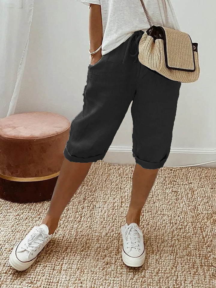 Lillian | Women's Cotton Knee-Length Pants