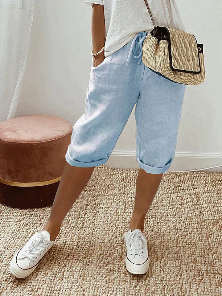 Lillian | Women's Cotton Knee-Length Pants