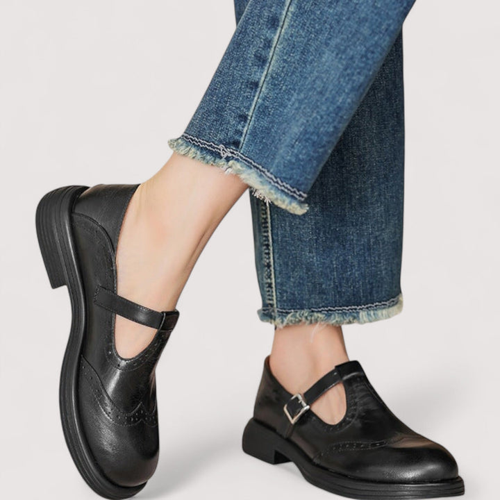Margaret | Leather Mary Jane Shoes