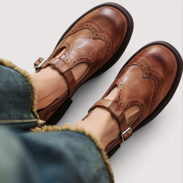 Margaret | Leather Mary Jane Shoes