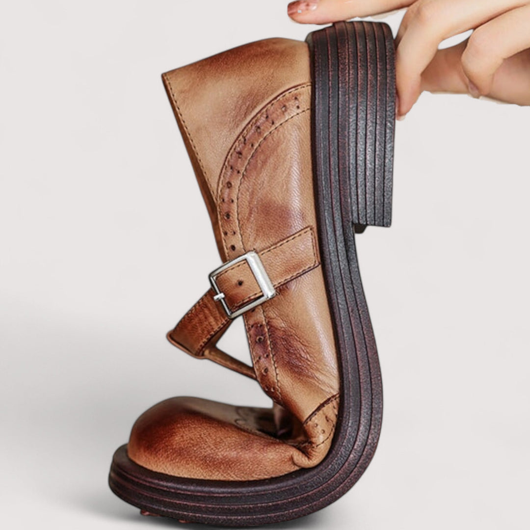 Margaret | Leather Mary Jane Shoes