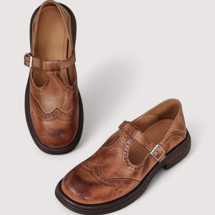 Margaret | Leather Mary Jane Shoes