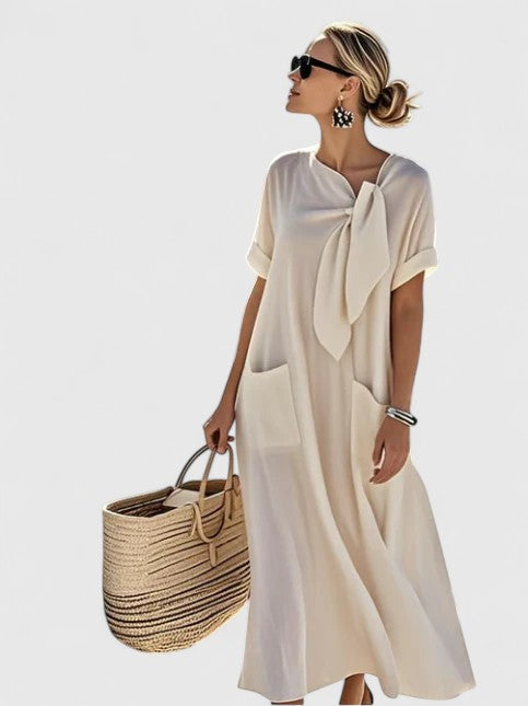 Mathilde | Women's Tie-Neck Summer Dress