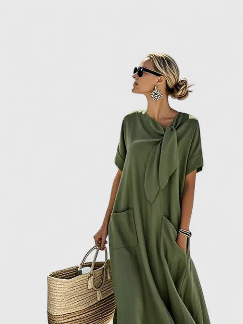 Mathilde | Women's Tie-Neck Summer Dress