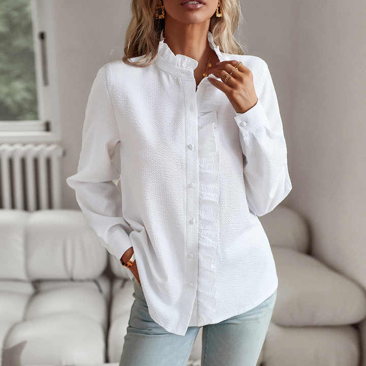 Penelope | Striped Long Sleeve Blouse