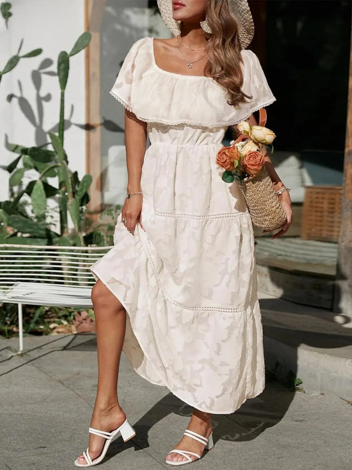 Rosalie | Off Shoulder Wedding Guest Maxi Dress