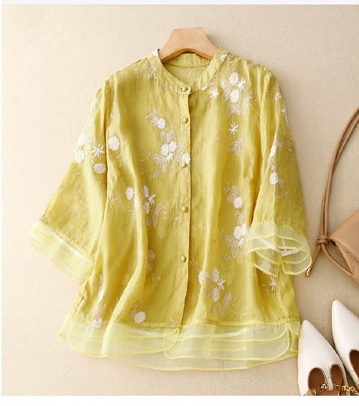 Bridget | Women's Embroidered Blouse
